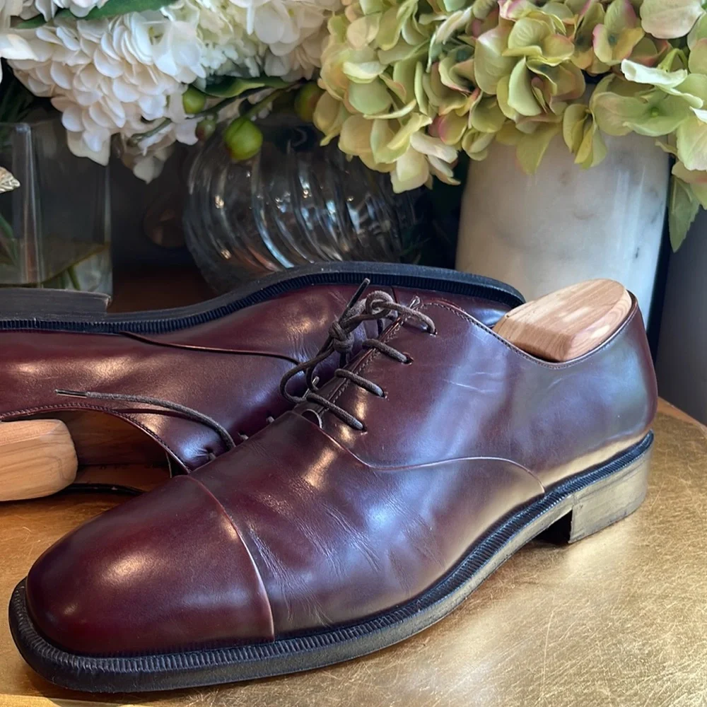 Salvatore Ferragamo Cap-Toe Oxfords